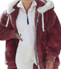 Veste Polaire Oversize à Capuche pour Femme