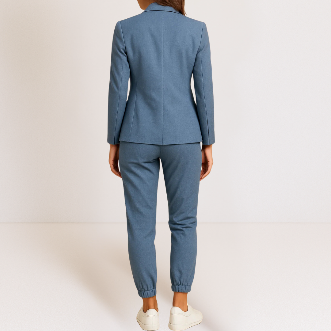 Ensemble deux pièces pour femme en doux mélange de coton