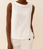Top sans manches en coton pour femmes