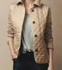 Veste Matelassée Courte Ajustée pour Femme
