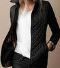 Veste Matelassée Courte Ajustée pour Femme