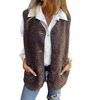 Gilet Sans Manches en Polaire Sherpa pour Femme