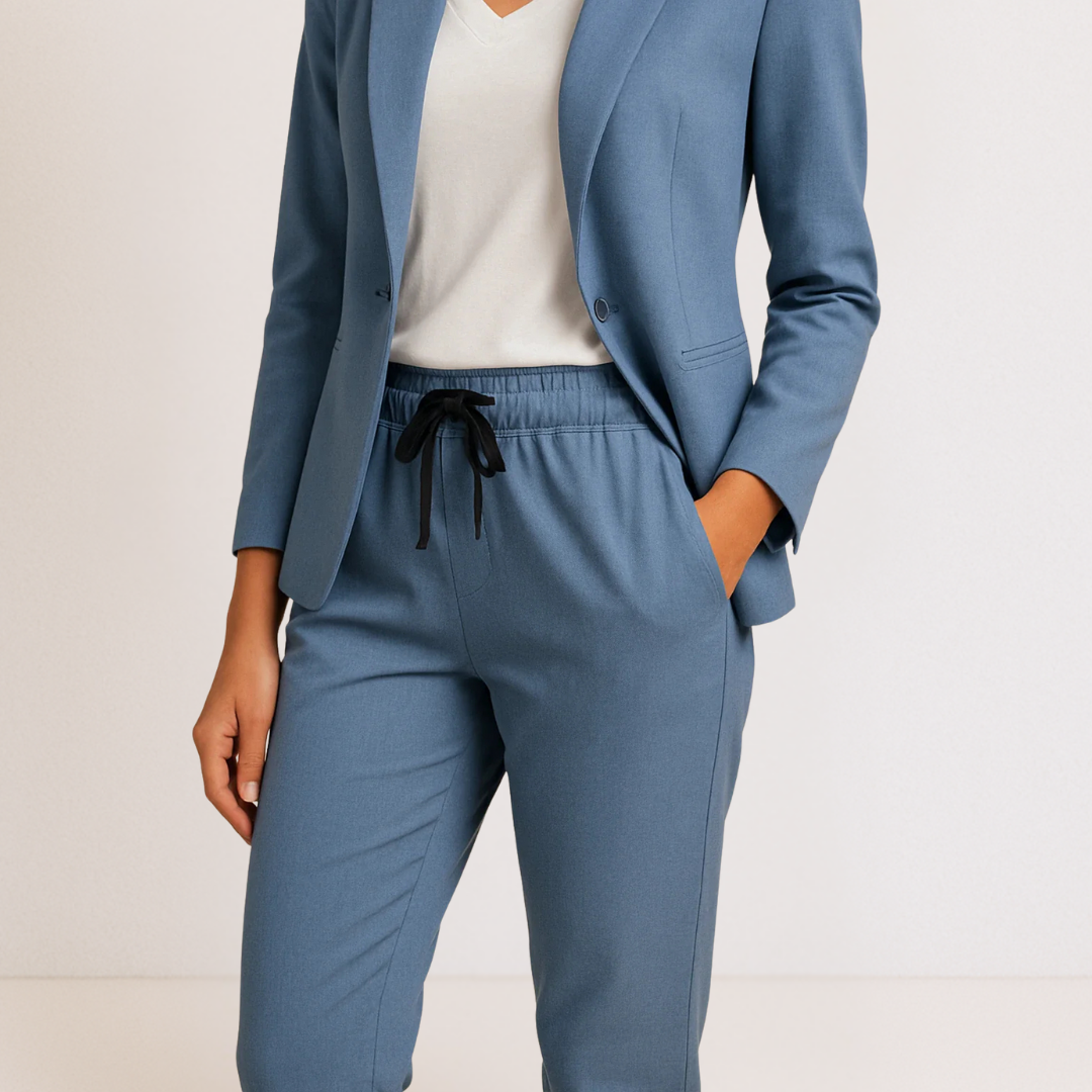 Ensemble deux pièces pour femme en doux mélange de coton