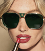 Lunettes de Soleil en Métal à Protection UV400 pour Femmes