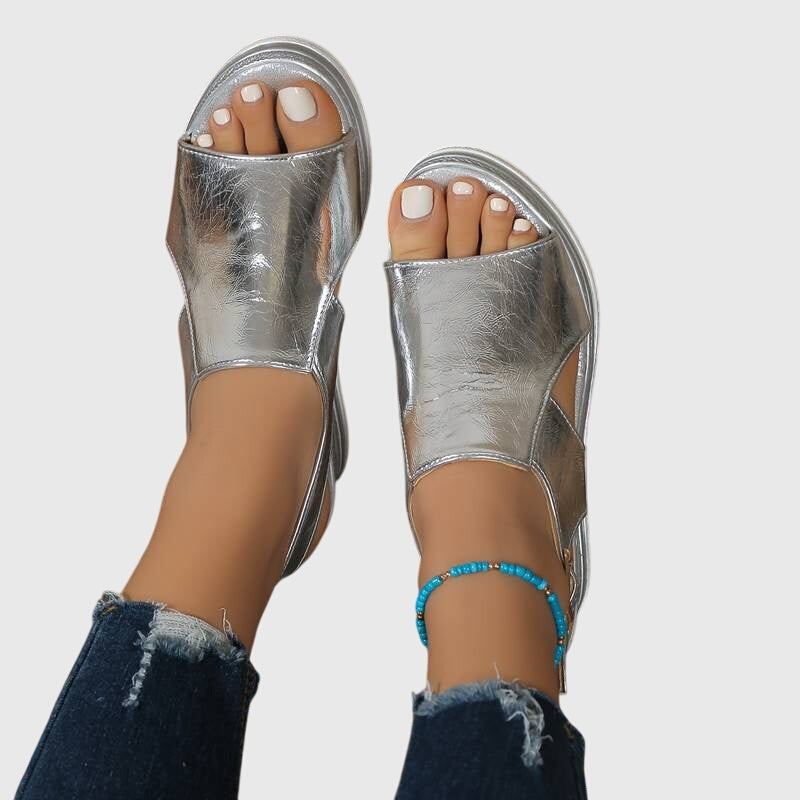 Sandales à Talons Compensés pour Femmes