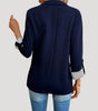 Blazer Marine Tailoré Classique pour Femmes