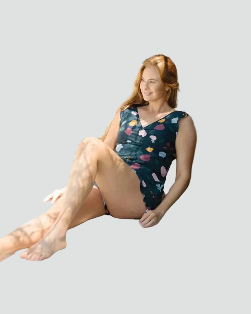Maillot de bain une pièce sculptant pour femme | Idéale pour la plage