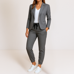 Ensemble deux pièces pour femme en doux mélange de coton