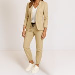Ensemble deux pièces pour femme en doux mélange de coton