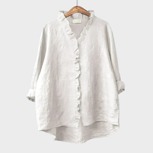 Blouse imprimée manches courtes pour femmes