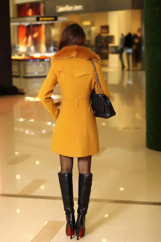 Manteau Luxueux en Fourrure pour Femmes