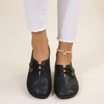 Chaussures Plates en Cuir Souple pour Femme | Idéales pour le Quotidien