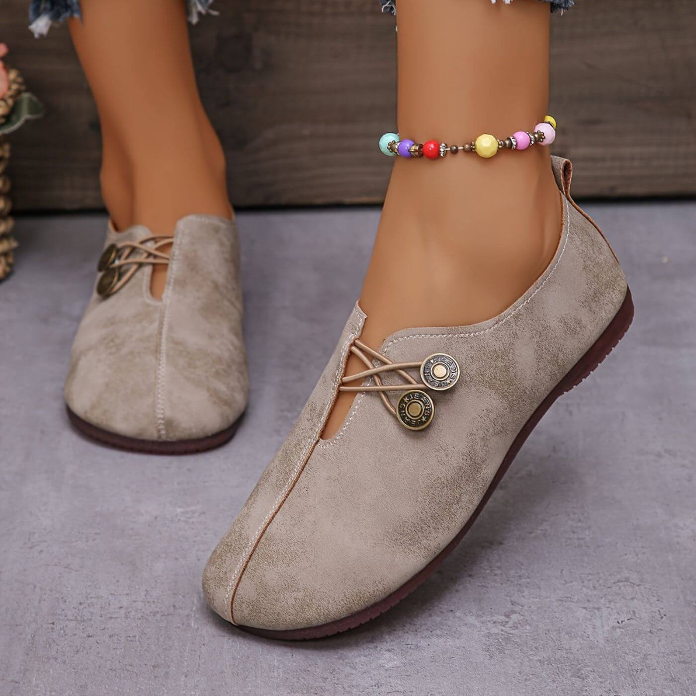 Chaussures Plates en Cuir Souple pour Femme | Idéales pour le Quotidien