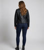 Veste Motard Perfecto Asymétrique en Simili Cuir pour Femme