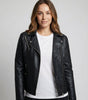 Veste Motard Perfecto Asymétrique en Simili Cuir pour Femme