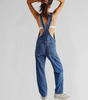Salopette en Jean Croisée pour Femmes