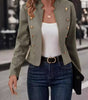 Veste Blazer Élégante à Double Boutonnage pour Femmes