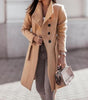 Manteau long femme avec ceinture