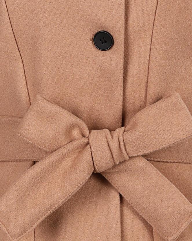 Manteau long femme avec ceinture