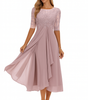 Robe Midi Évasée en Dentelle pour Femme | Idéale pour le Quotidien