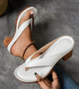 Sandales à Talons Médians pour Femmes