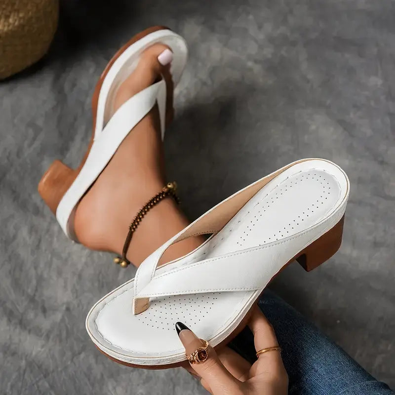 Sandales à Talons Médians pour Femmes