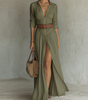 Robe Longue plissée pour Femmes