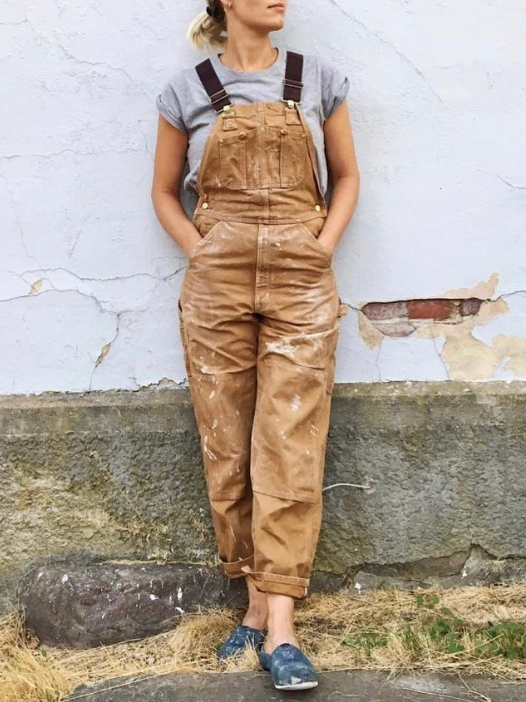 Salopette Femme Tendance – Coupe Décontractée Toutes Saisons