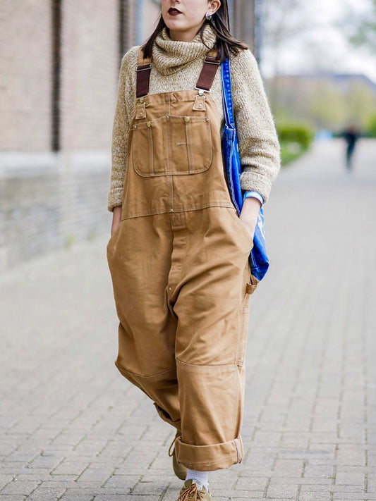 Salopette Femme Tendance – Coupe Décontractée Toutes Saisons