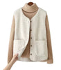Gilet Sans Manches en Sherpa Effet Mouton pour Femme
