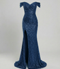 Robe de Soirée à Paillettes et Fente pour Femme | Idéale pour les Sorties