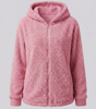 Veste Polaire Teddy à Capuche pour Femme