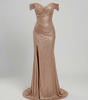Robe de Soirée à Paillettes et Fente pour Femme | Idéale pour les Sorties