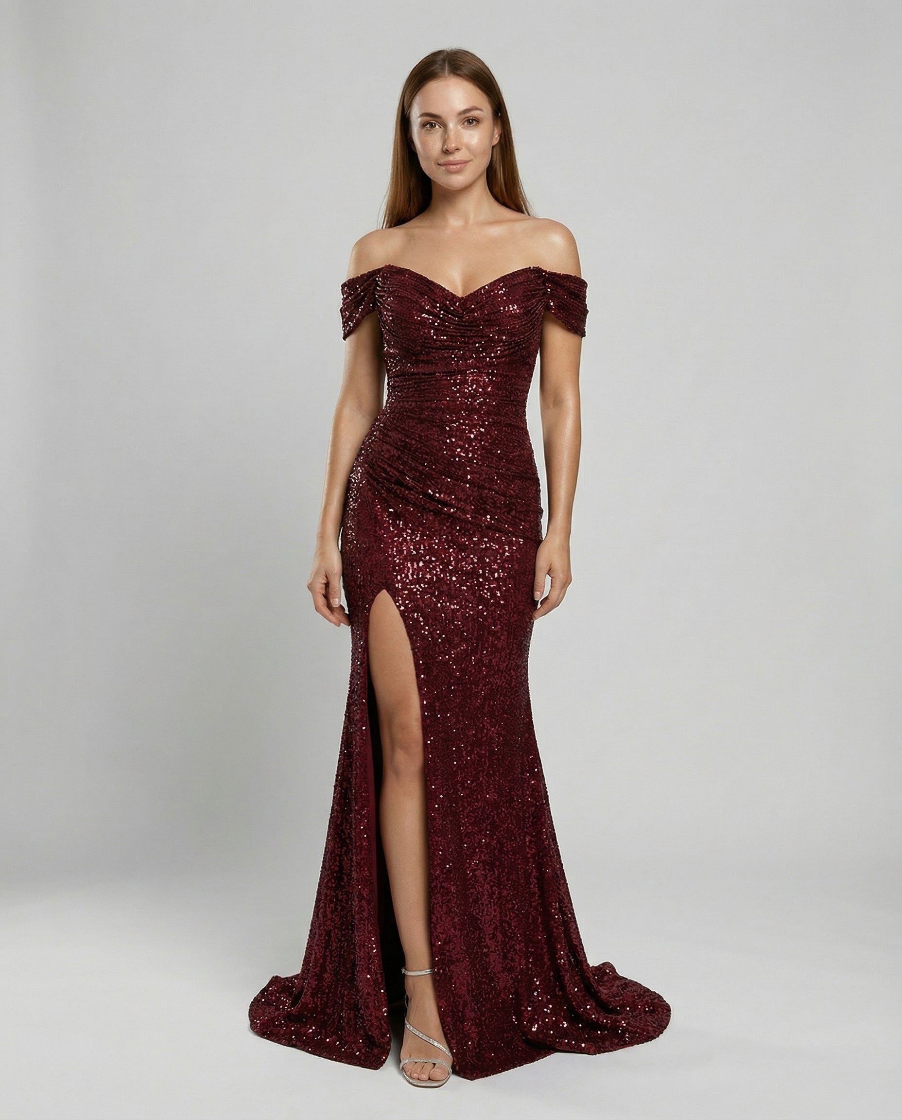 Robe de Soirée à Paillettes et Fente pour Femme | Idéale pour les Sorties