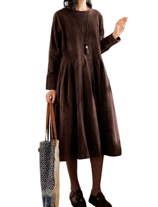 Robe en Velours pour Femmes