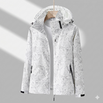 Veste Imperméable Coupe-Vent à Capuche pour Femme