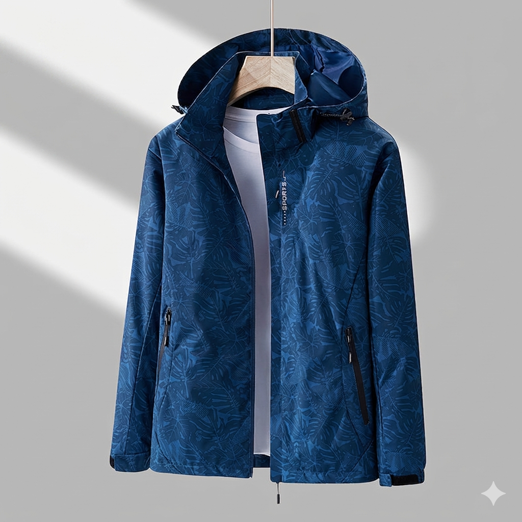 Veste Imperméable Coupe-Vent à Capuche pour Femme