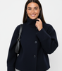 Veste Courte Hiver à Col Montant pour Femme