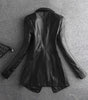 Blazer en Cuir Élégant pour Femme