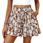 Short Ample à Pois avec Taille Élastique pour Femme | Idéal pour l'Été