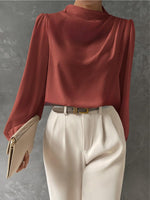 Blouse Satinée pour Femme