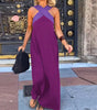 Robe Longue à Bretelles Croisées pour Femmes