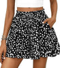 Short Ample à Pois avec Taille Élastique pour Femme | Idéal pour l'Été