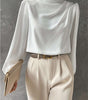 Blouse Satinée pour Femme