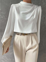 Blouse Satinée pour Femme