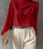 Blouse Satinée pour Femme