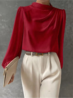 Blouse Satinée pour Femme