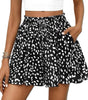 Short Ample à Pois avec Taille Élastique pour Femme | Idéal pour l'Été