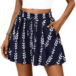 Short Ample à Pois avec Taille Élastique pour Femme | Idéal pour l'Été