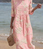 Robe Midi Brodée pour Femme | Idéale pour le Quotidien